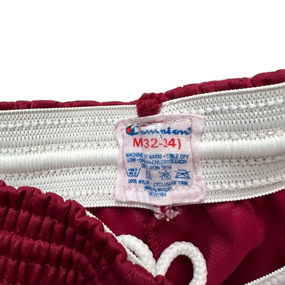 Champion Shorts Mens Size Med 32 34 Red Athletic Elastic Waistband Harvard Logo - Picture 7 of 10